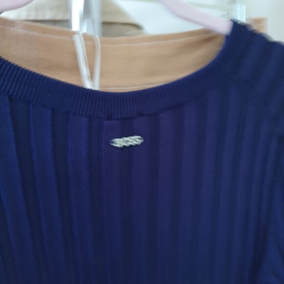 Women's Midnight Navy Blue Sweater by BOSS - Picture 4 of 8
